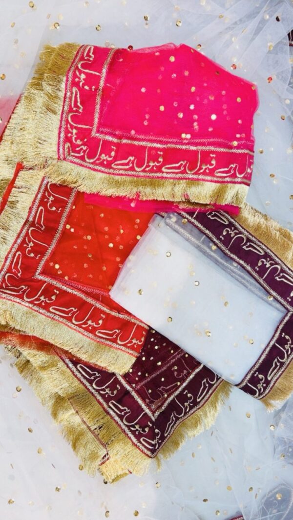 Qabool Hai” Nikah / Wedding Dupatta - Image 4