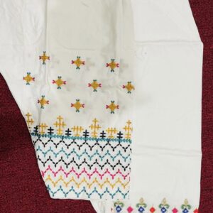 Cotton Multi-Thread Embroidery Shalwar