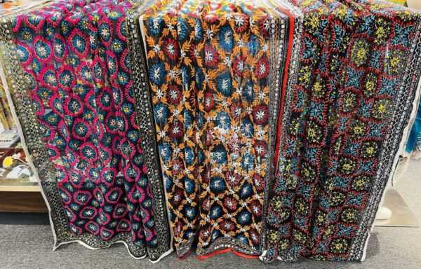 Chiffon Phulkari Dupatta